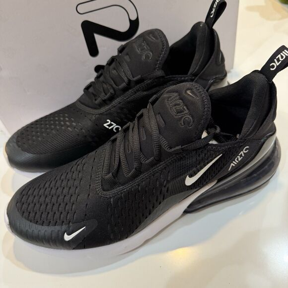 Nike Mens Air Max 270 Black White Shoes Sz 11 New Activewear AH8050-002 main image 7